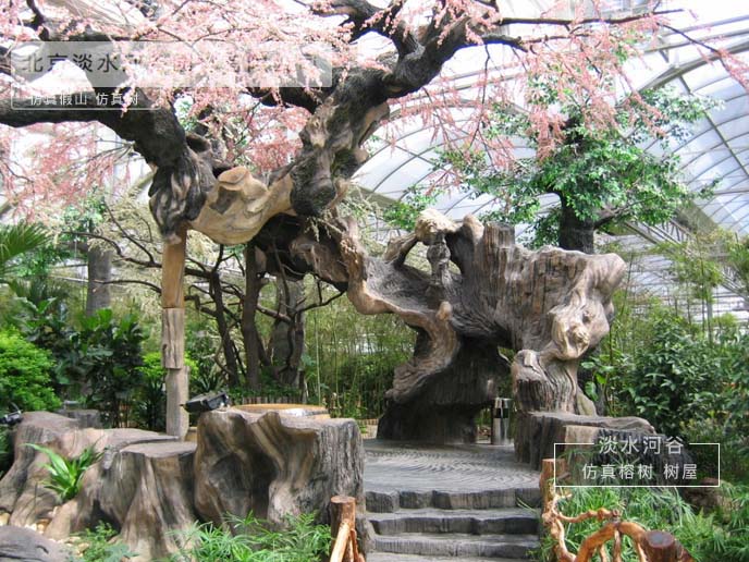 仿真樹提升整體空間設(shè)計概念是藝術(shù)與時尚的象征