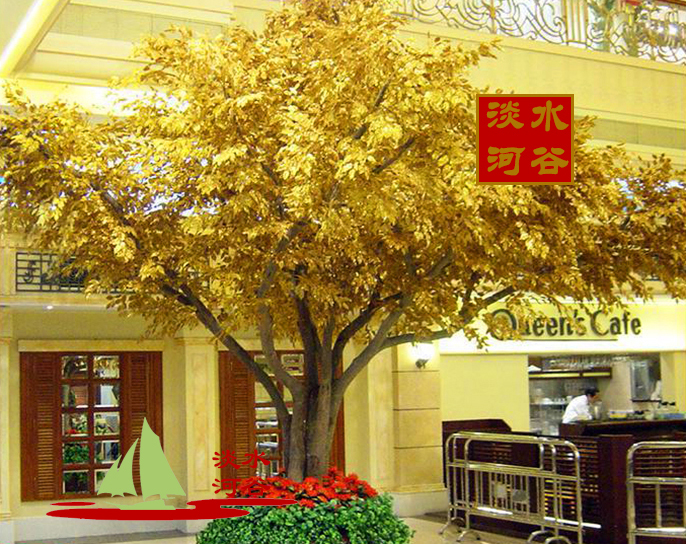 金色仿真樹，能增加喜慶氣氛，進(jìn)來瞧瞧