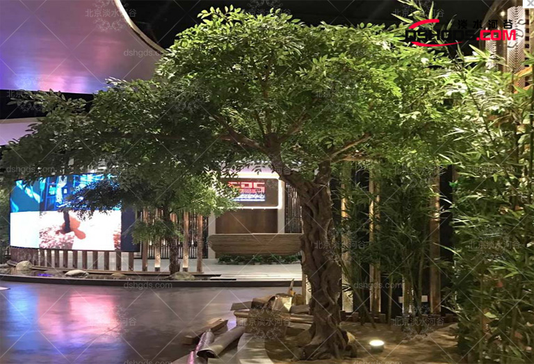外國(guó)客戶看了福建泉州海悅府的仿真樹(shù)直接找到了制作公司