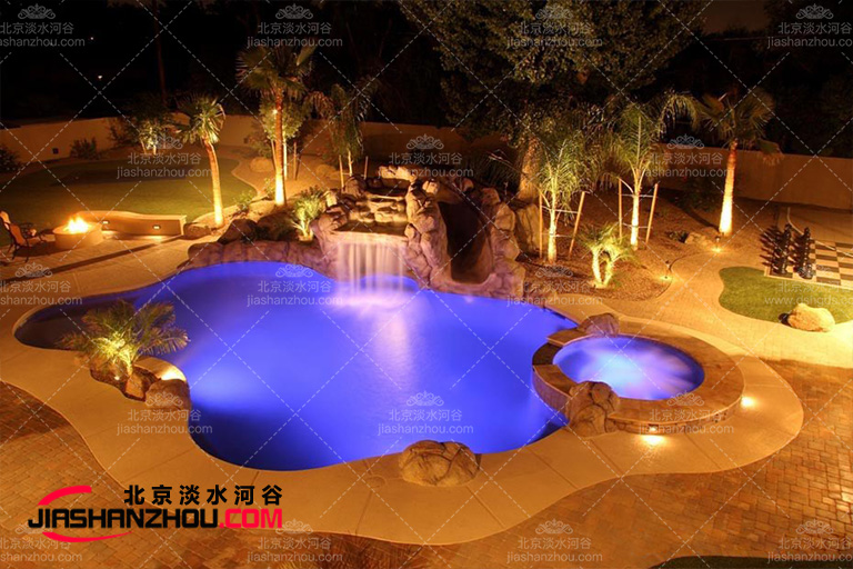 塑石假山在新加坡的設(shè)計(jì)案例是按照盤(pán)古七星酒店的樣板制作