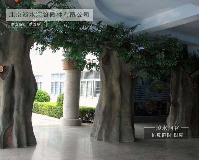 仿真樹(shù)包柱子