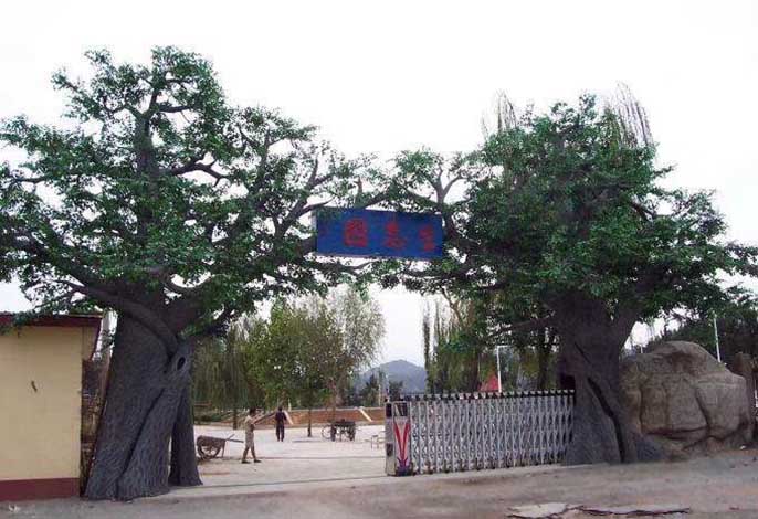 仿真樹(shù)大門
