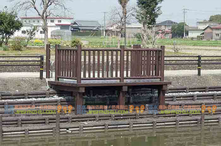 水泥仿仿木觀光臺(tái)