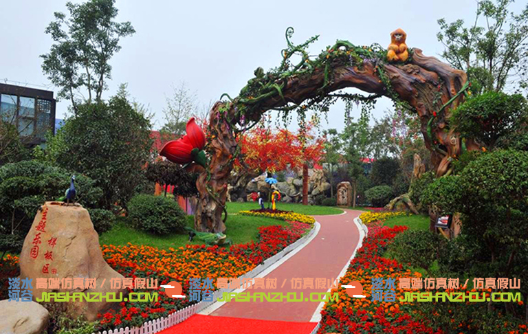仿真樹(shù)生態(tài)景觀大門(mén)
