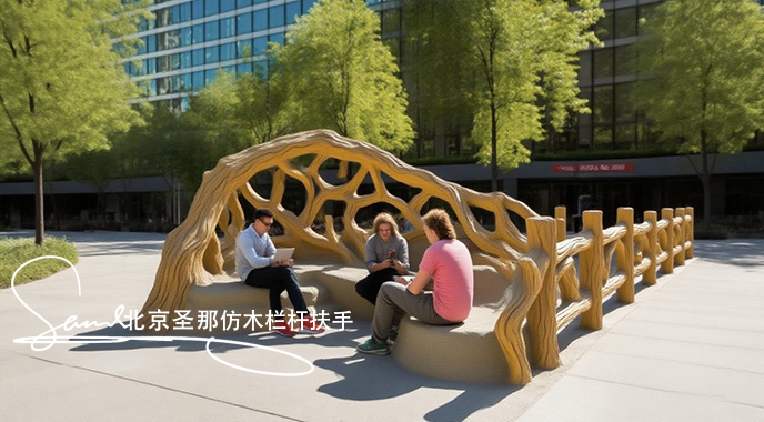 jimeng-2025-06-25-8582-正在施工制作的旅游區(qū)樓梯室外安全圍欄設(shè)計(jì)制作過程，美工正在施工制作，先用鋼筋焊接....jpeg