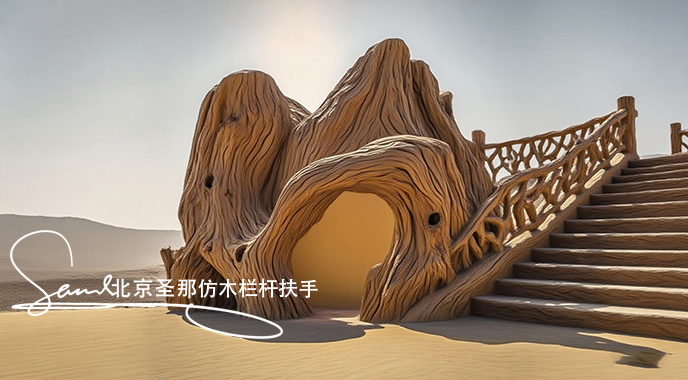 jimeng-2025-06-25-1395-正在施工制作的旅游區(qū)樓梯室外安全圍欄設(shè)計(jì)制作過程，美工正在施工制作，先用鋼筋焊接....jpeg
