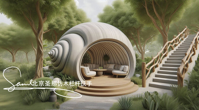 jimeng-2025-06-25-2134-正在施工制作的旅游區(qū)樓梯室外安全圍欄設(shè)計(jì)制作過程，美工正在施工制作，先用鋼筋焊接....jpeg